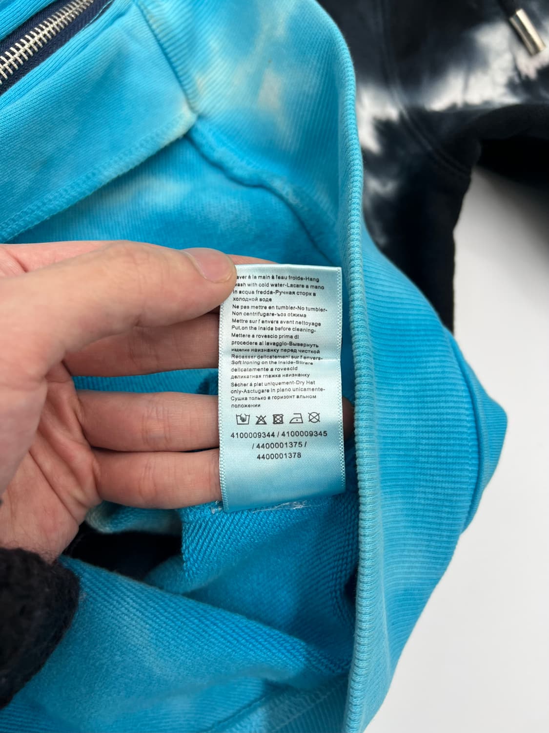 랑방x갤러리디파트먼트 배색 나염 후드집업 상품이미지6