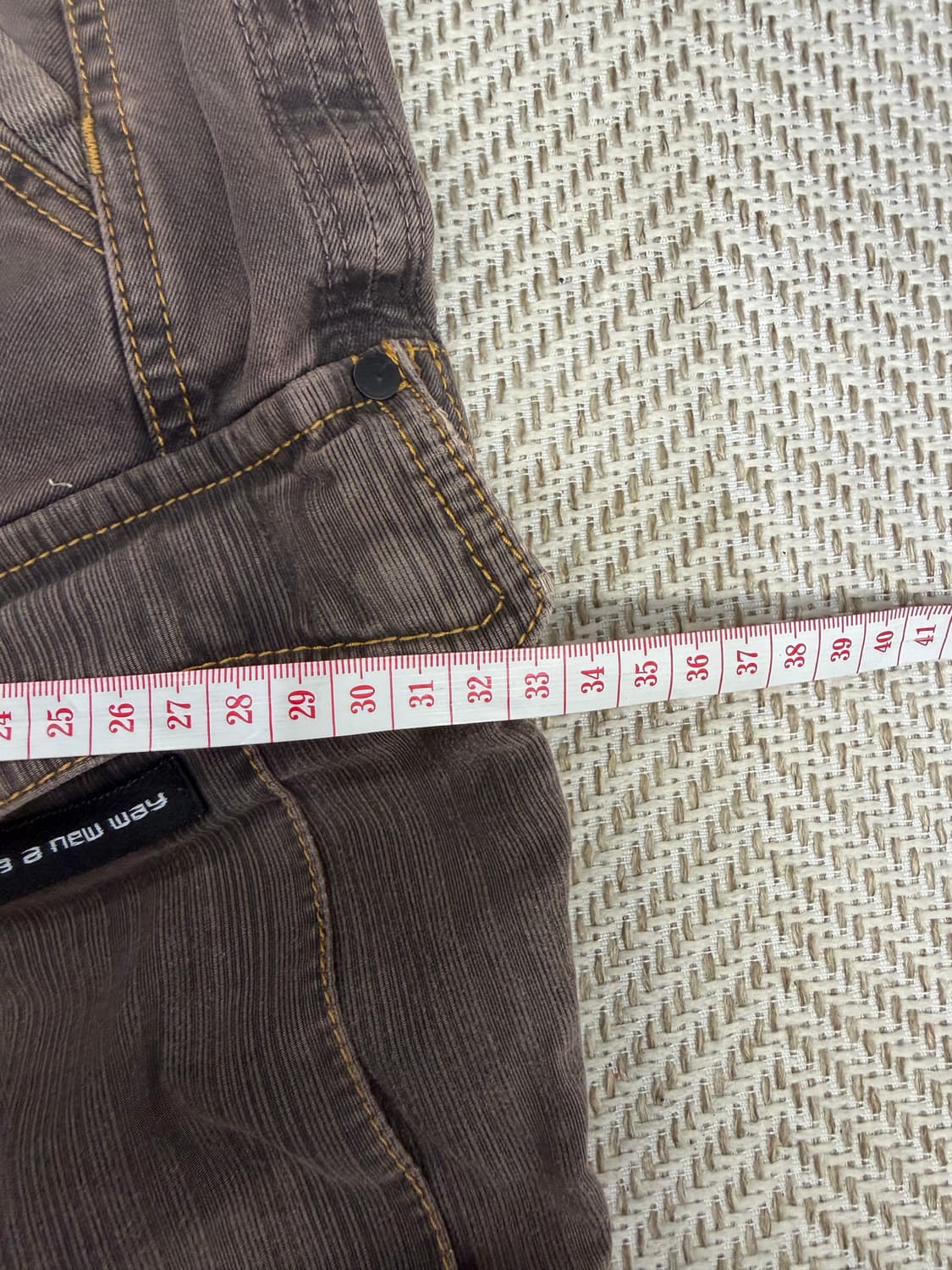 정품) 몬츄라 남성 카고 바지 브라운 M(32) 상품이미지9