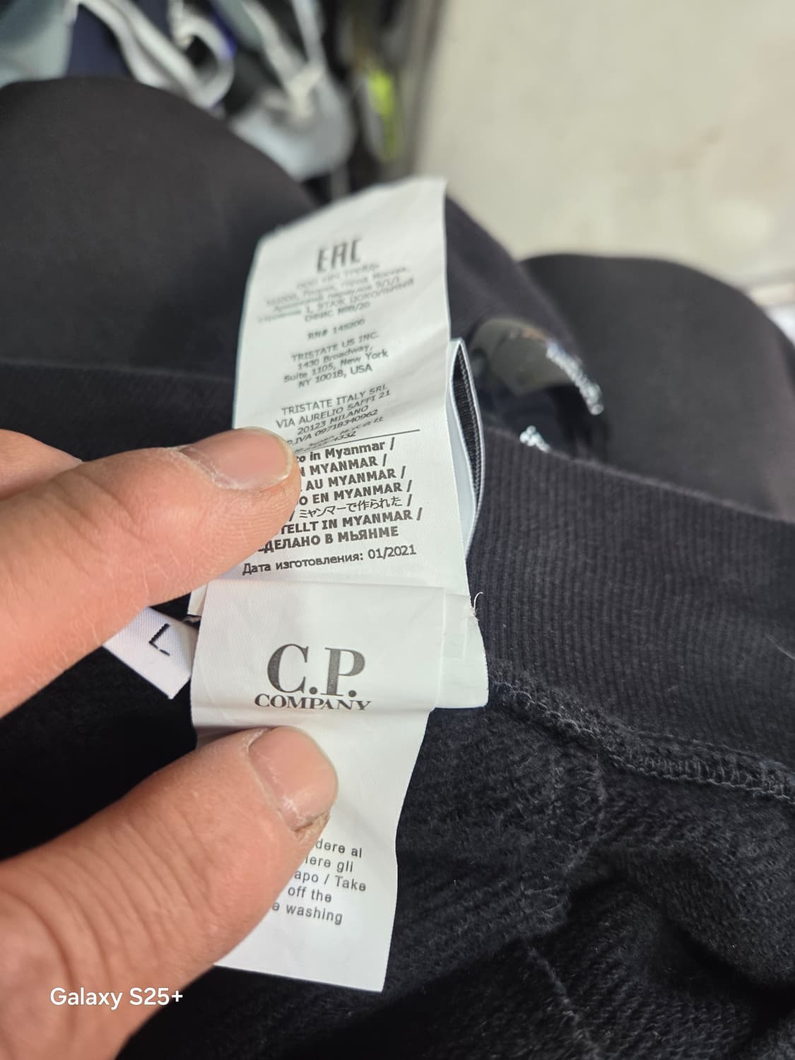 C P   블랙   카고바지 상품이미지7