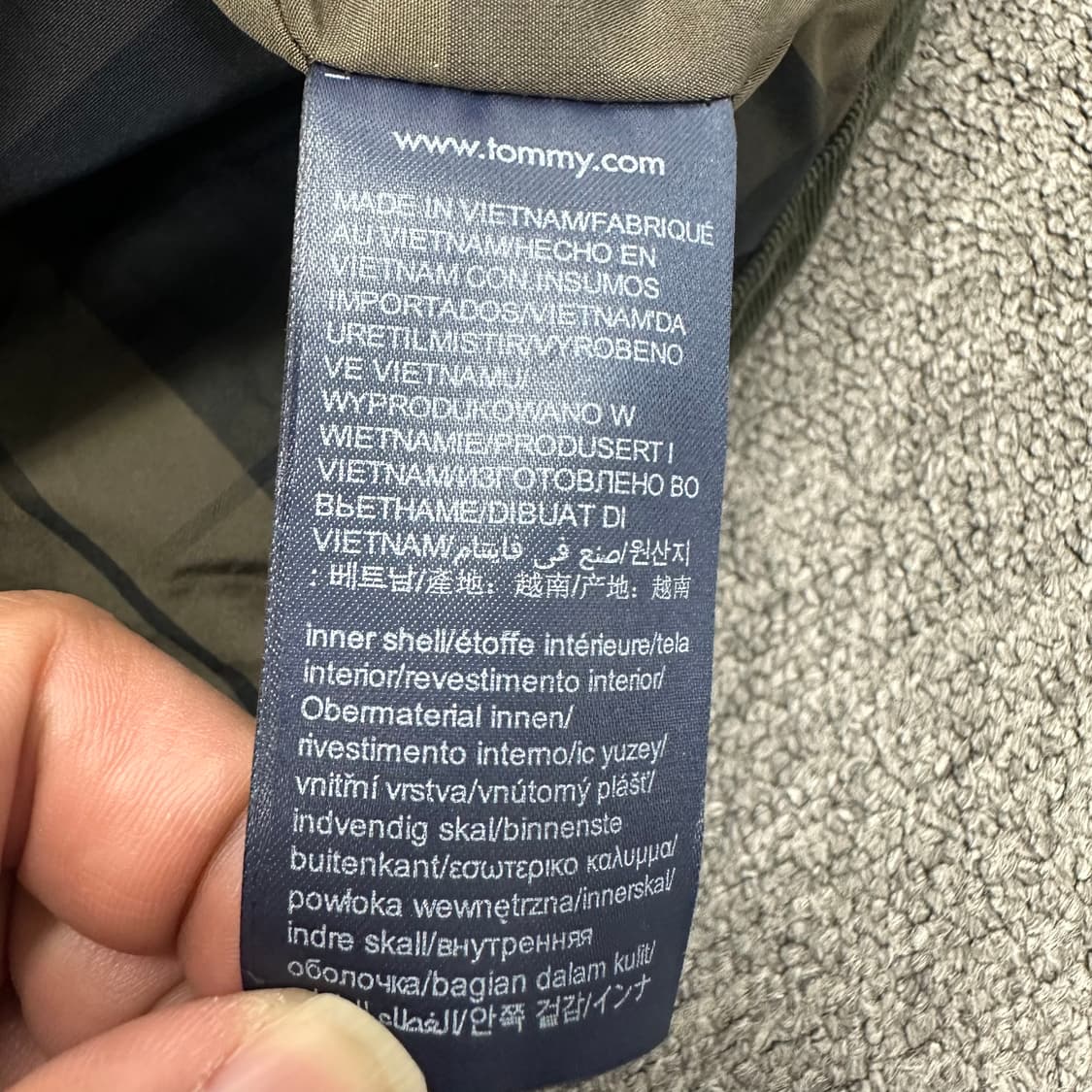 타미힐피거 구스다운 패딩 조끼 상품이미지4