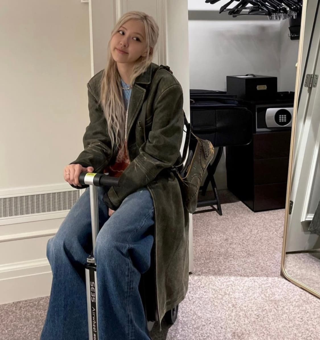 새상품)노울스 knwls 백 로제착용 상품이미지3