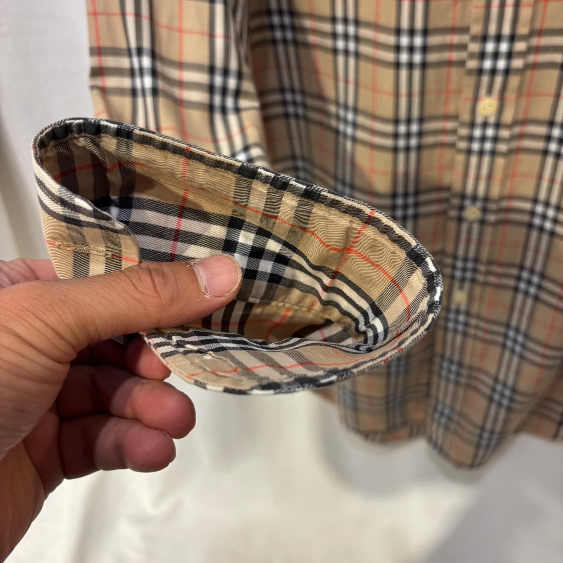 버버리 노바체크 셔츠 남방 상품이미지5