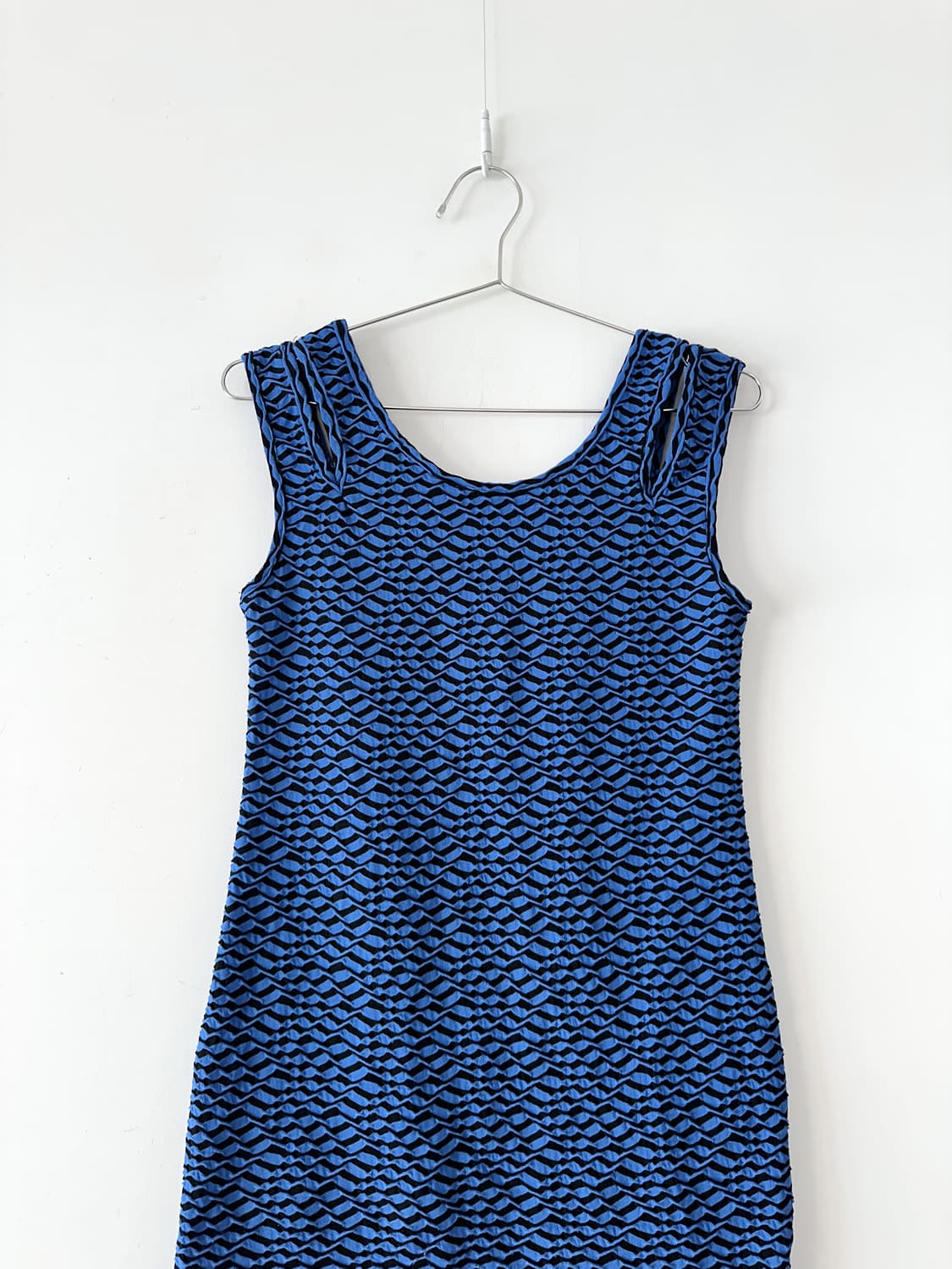 Cold-shoulder top & ops / blue 상품이미지2