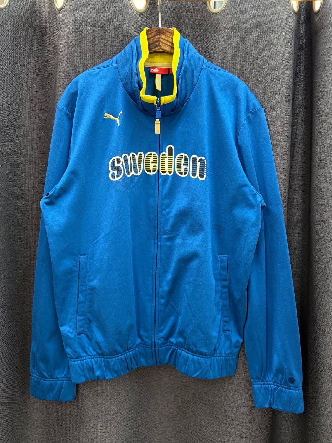 퓨마 스웨덴 국대 트랙탑 져지 블루 L 상품이미지1