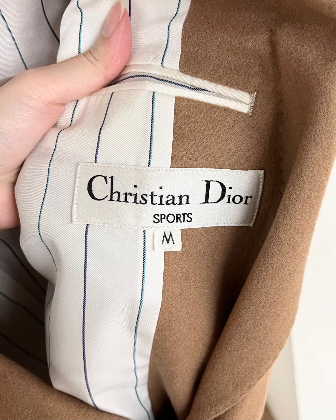 크리스찬디올 울 베이지 자켓 상품이미지7