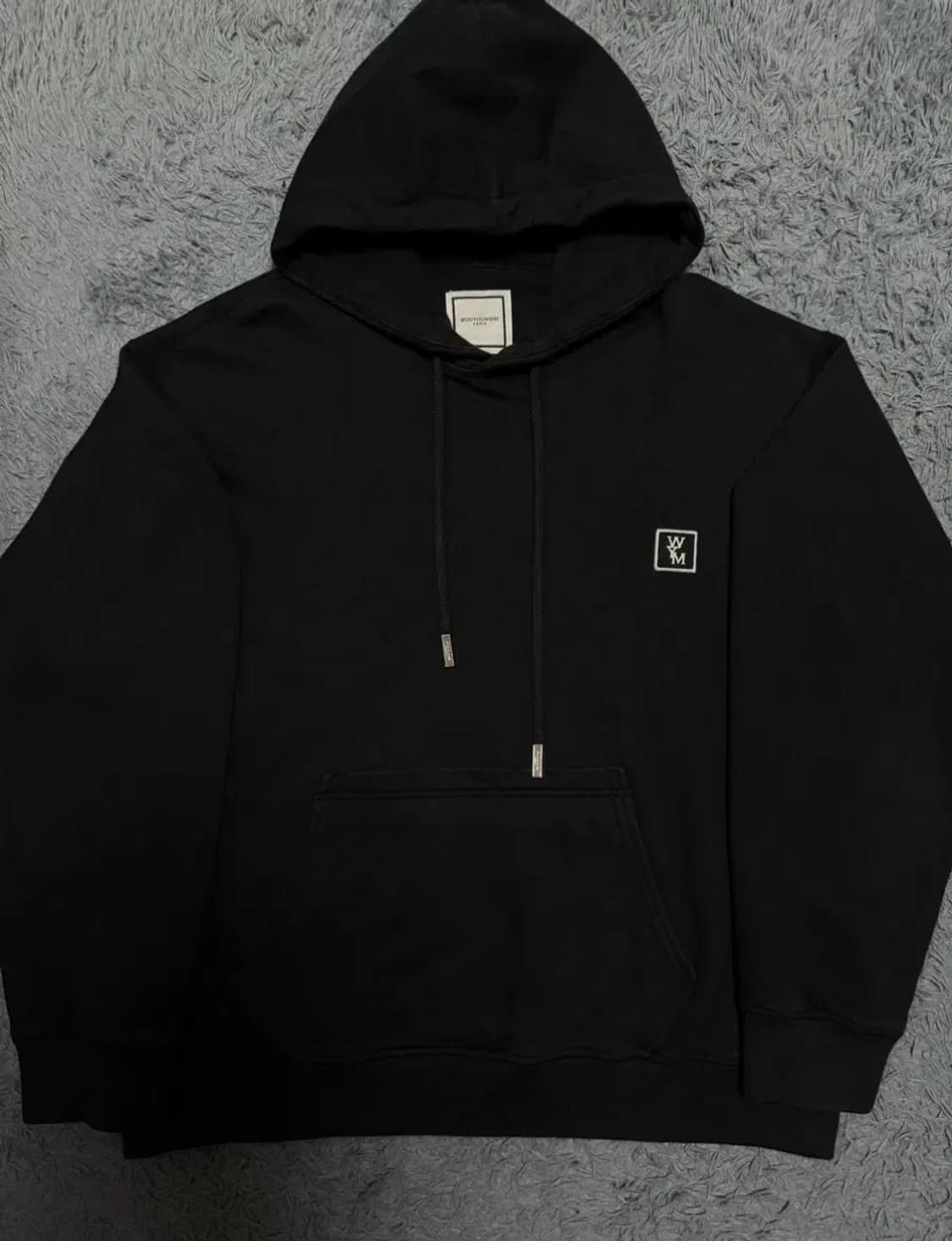 [정품/50] 우영미 백로고 후드티 상품이미지1