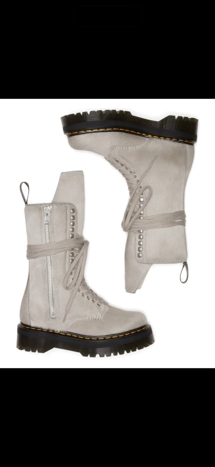 릭오웬스 닥터마틴 1918 RO 플래티넘 베이지 상품이미지4