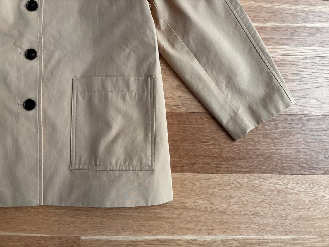 유라고 하프 트렌치코트 S 상품이미지7