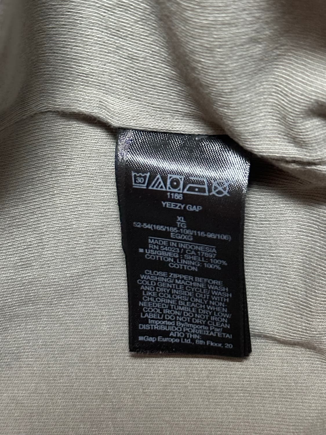 이지갭 후드집업 샘플 토프(그레이) XL 상품이미지4