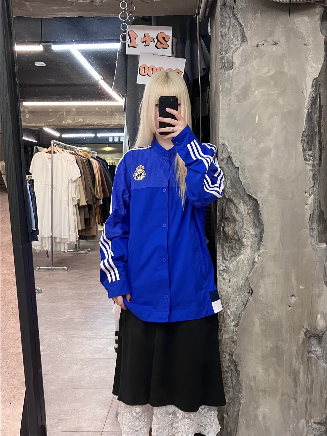 아디다스 레알마드리드 앤섬 자켓 블루 110  #csz3979 상품이미지2