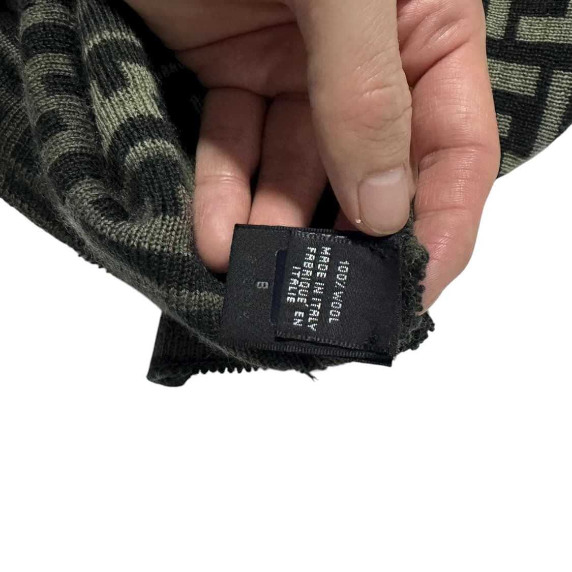 정품 펜디 카키 쥬카 머플러 상품이미지5