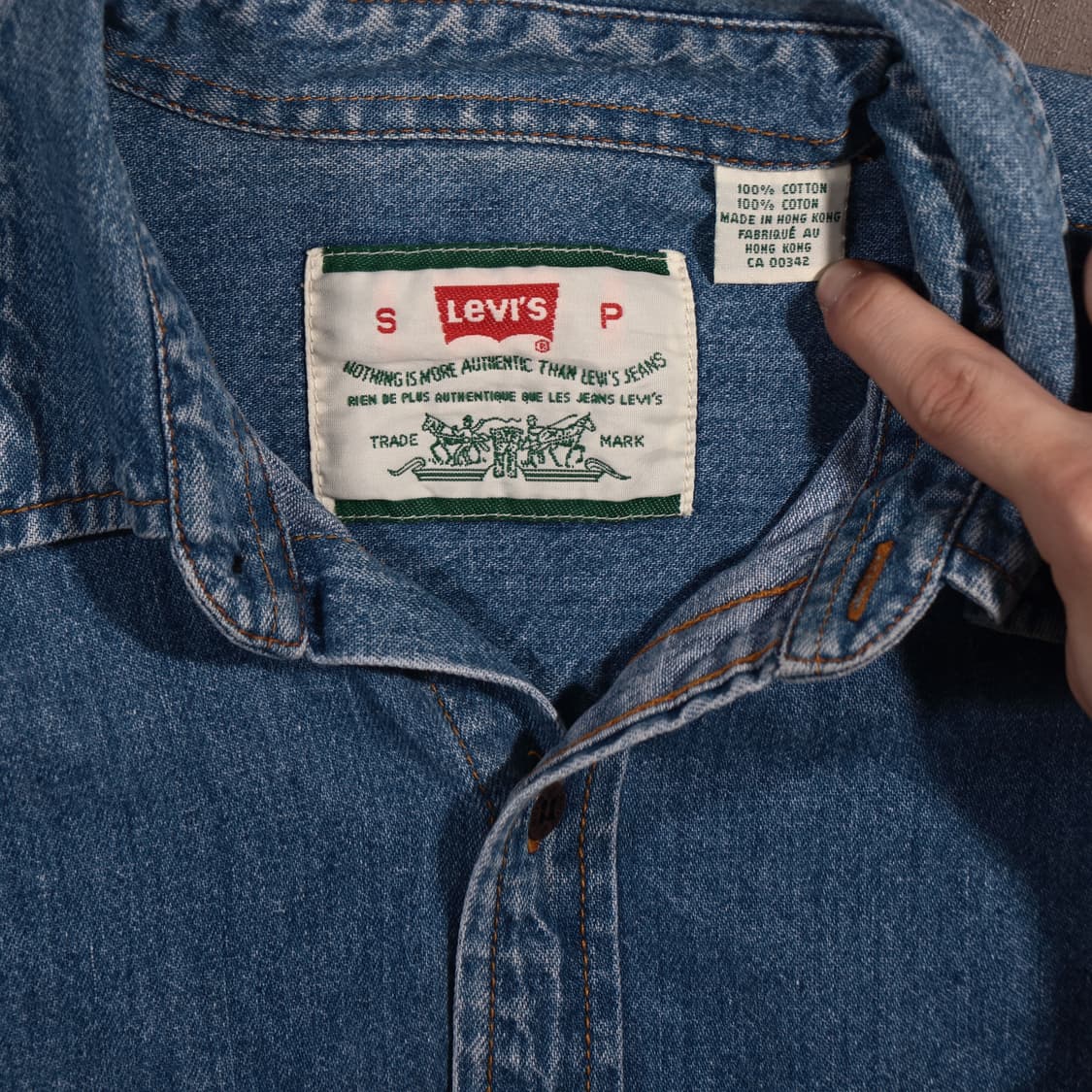 리바이스 데님셔츠 C513 상품이미지3