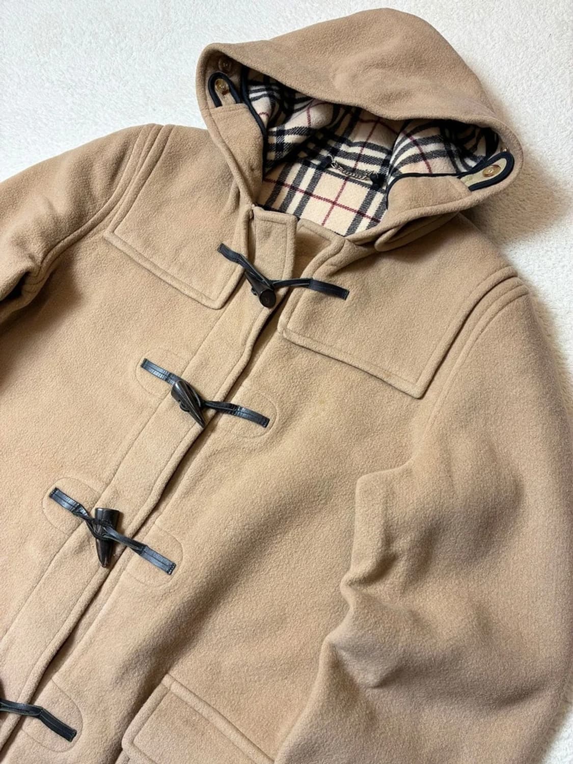버버리 90s 노바체크 안감 더플 코트 PN6709 상품이미지2