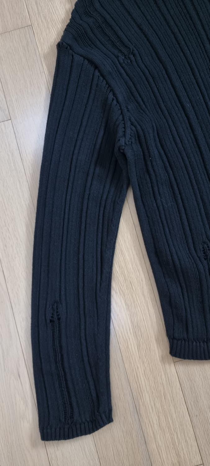 쿠어 데미지 씬 크루넥 니트 M _ 남성 상품이미지4