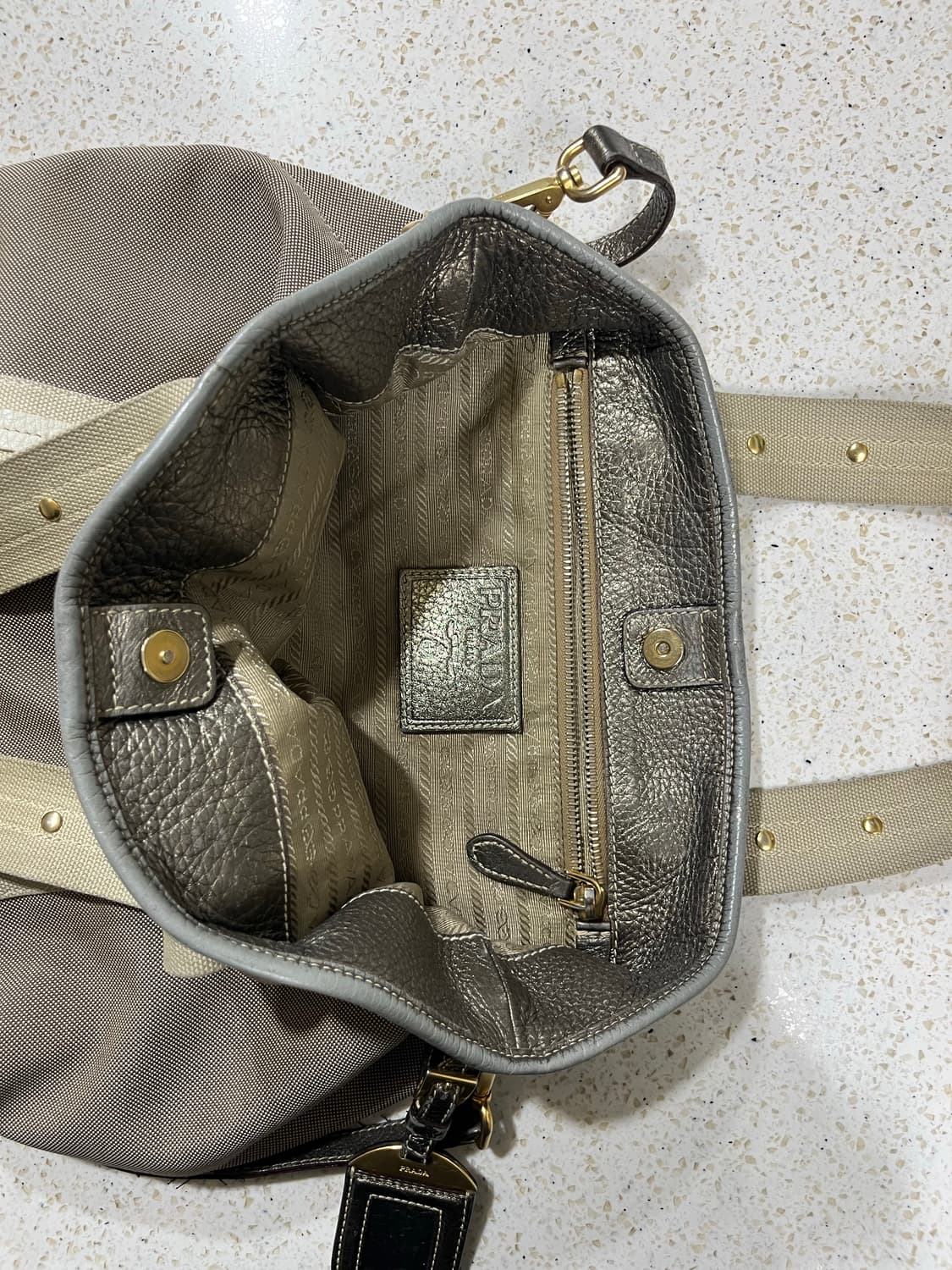 프라다 빈티지 토트백 숄더백 상품이미지3