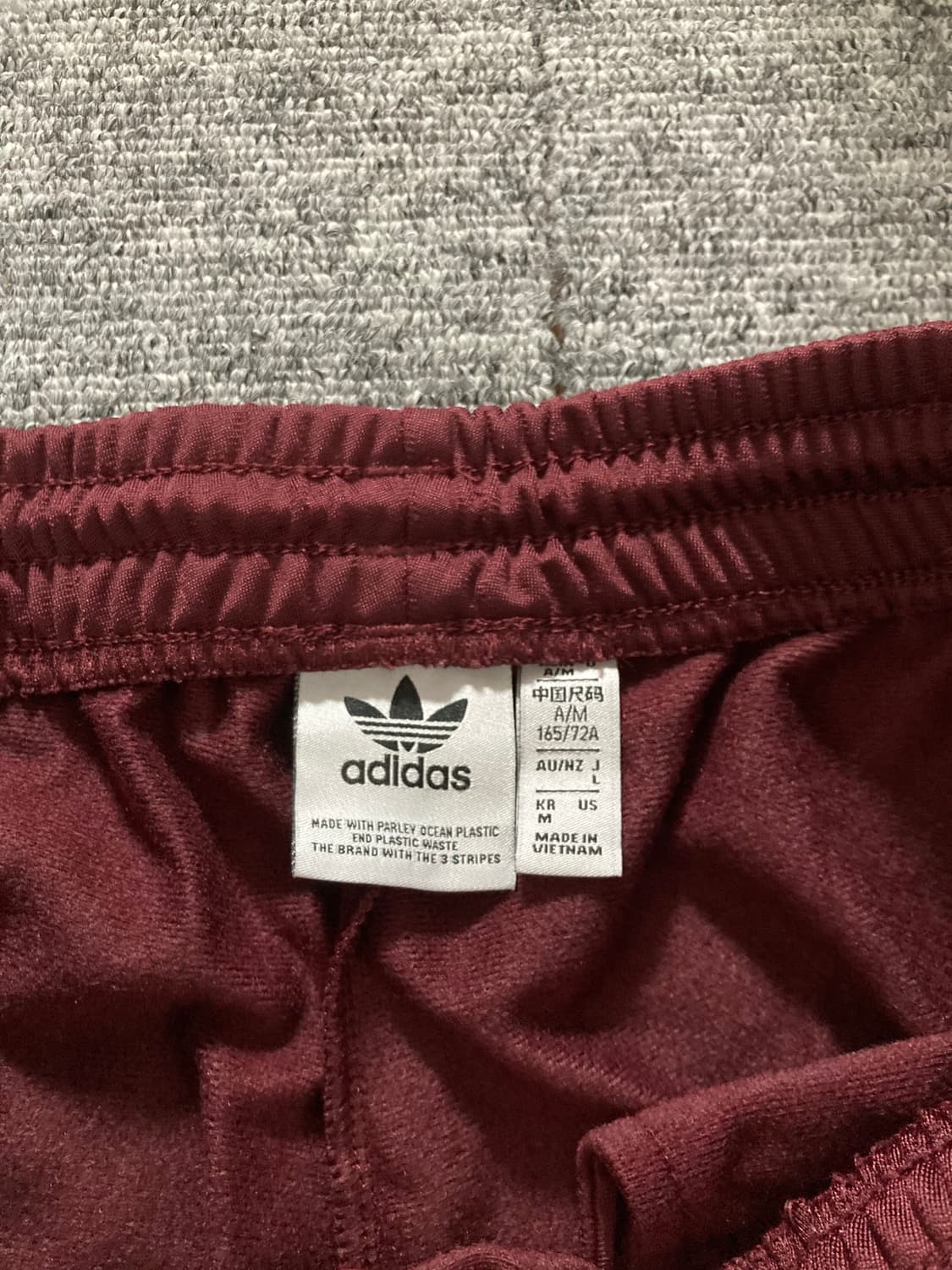 아디다스 파이어버드 트랙팬츠 버건디 M 상품이미지4