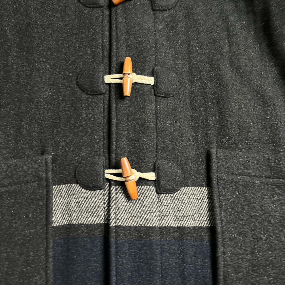 GAP 갭 후드 더플 코트 블랙 상품이미지3