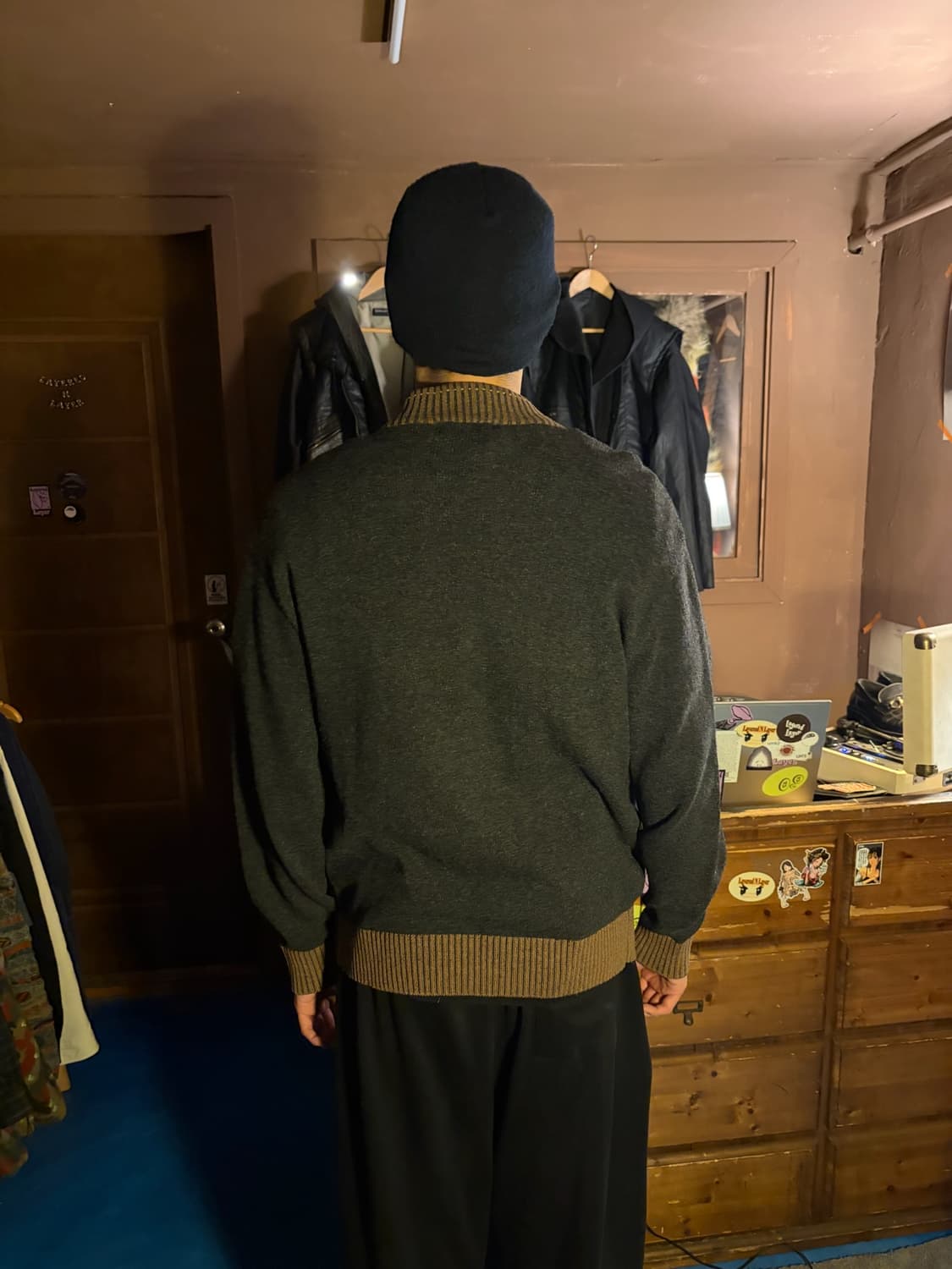 MAESTRO BROWN PANEL ZIP UP JACKET 상품이미지3