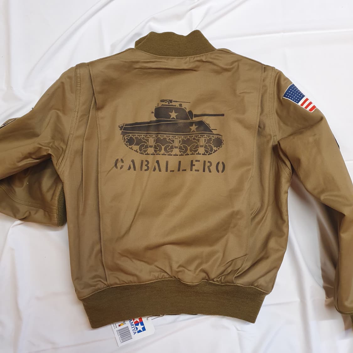 (M)리얼맥코이 탱커 자켓 타미야 콜라보레이션 한정판 상품이미지2