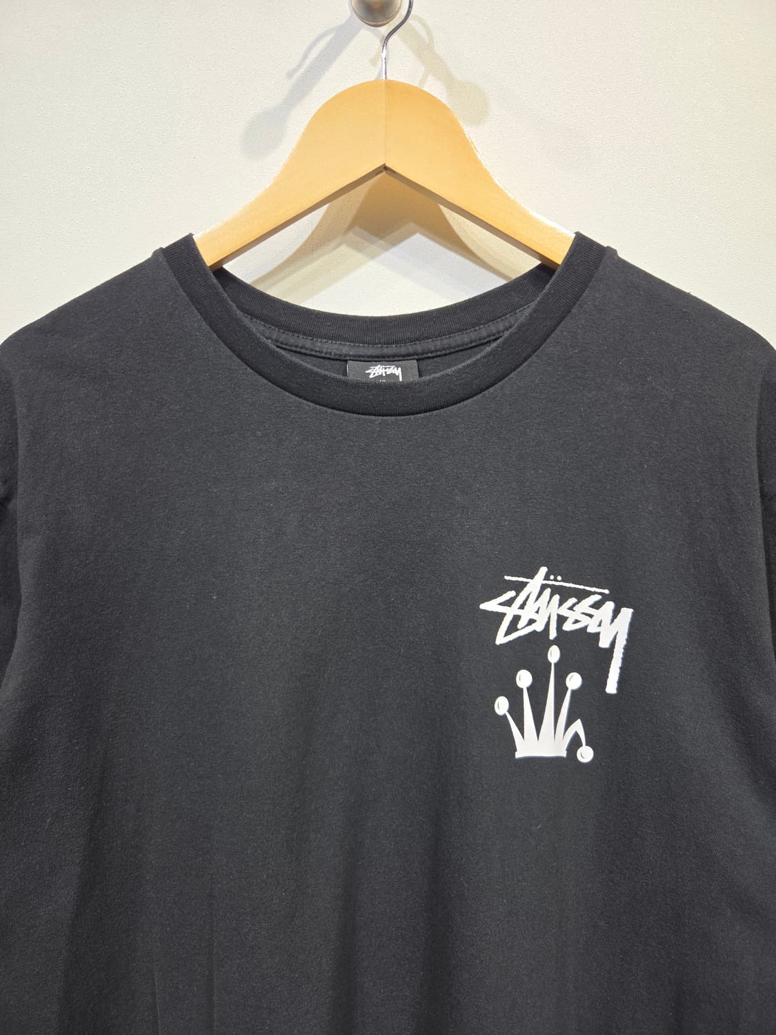 스투시 정품 스톡 크라운 로고 반팔 티셔츠 상품이미지3
