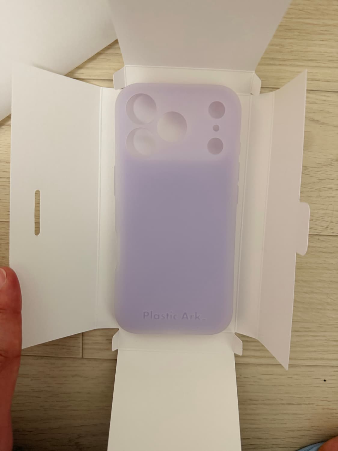 Plastic Ark 아이폰 케이스 라벤더 새제품 상품이미지2