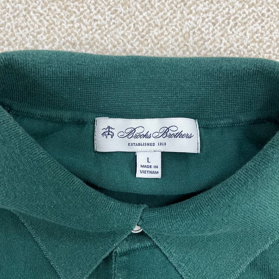 L 브룩스브라더스 반팔 카라 티셔츠 0224M 상품이미지2