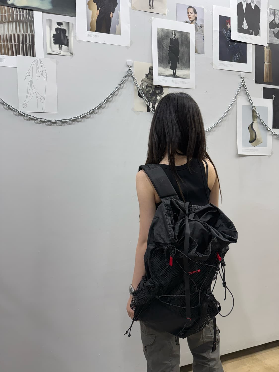 야마토미치 미니2 블랙 백팩 상품이미지4
