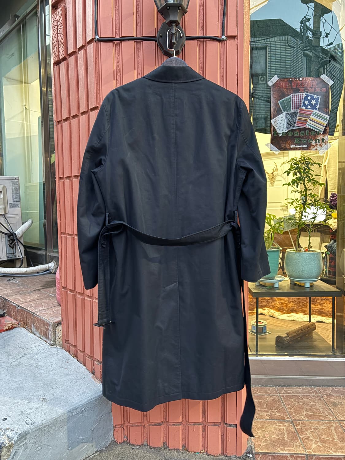 vintage 닥스 실크 혼방 트렌치코트 상품이미지7