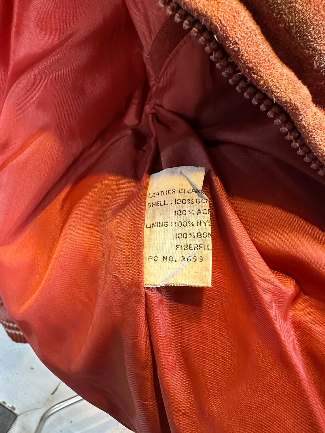 Old 헤비 리얼 레더 스웨이드 모터사이클 레이싱 자켓 상품이미지10