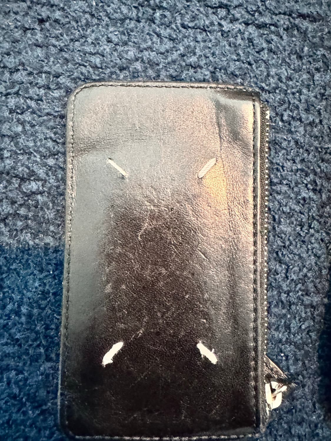 메종마르지엘라 스티치 레더 카드지갑 (사용감많음) 상품이미지6