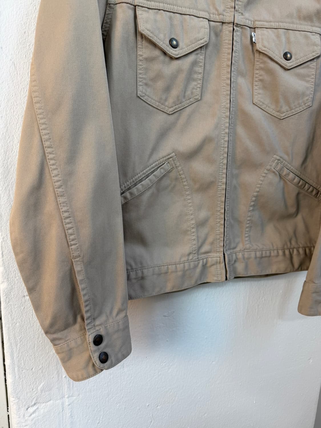 90s 리바이스 70509 코듀로이 워크 자켓 상품이미지4