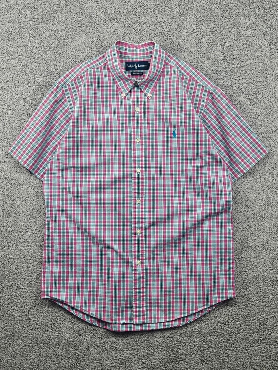 폴로랄프로렌 체크 하프 반팔 셔츠 ( L ) / 11920 상품이미지1