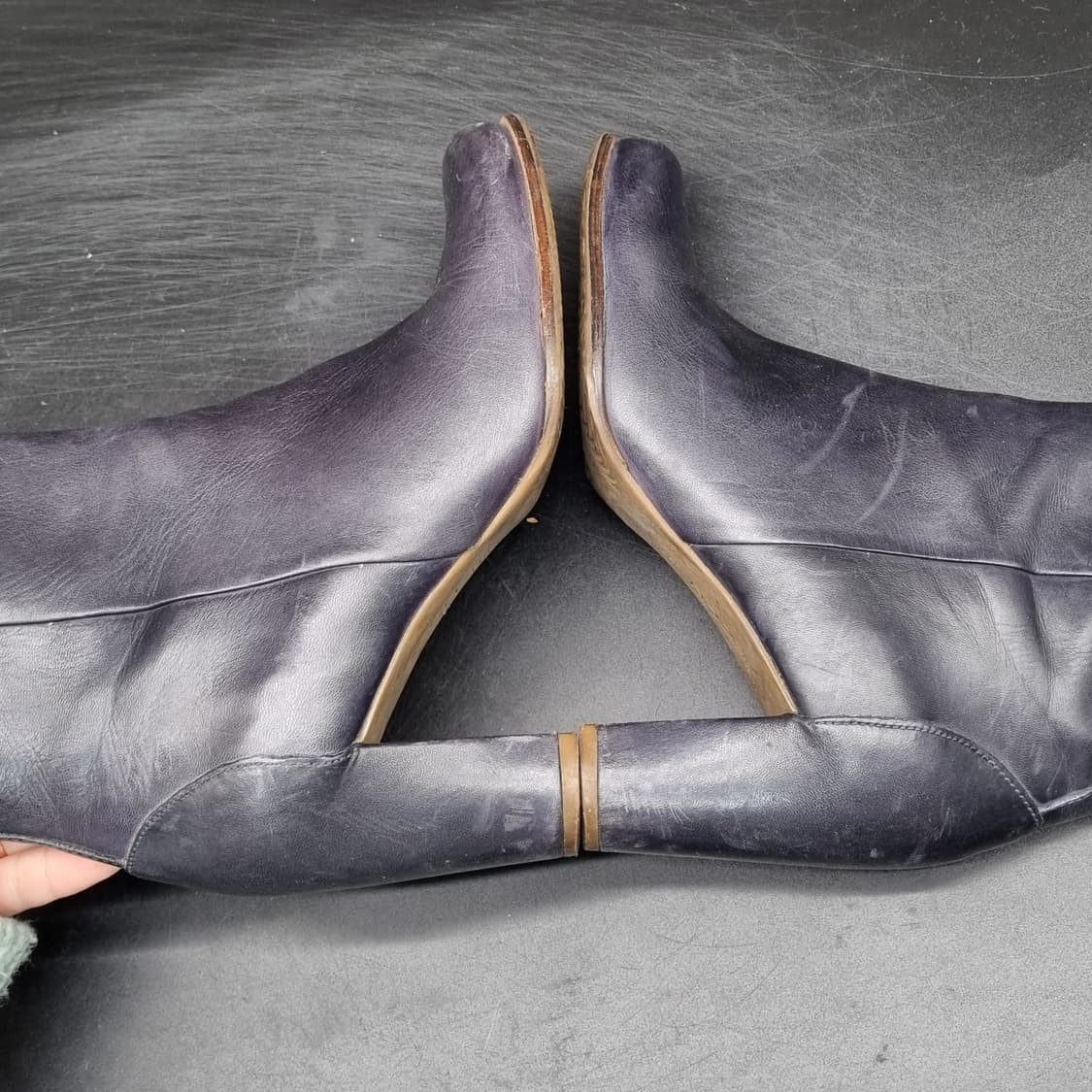 에코 여성앵클부츠 37 240 굽9 상품이미지5