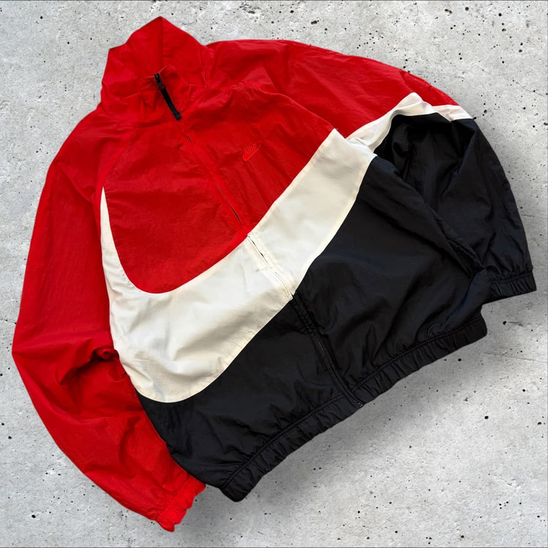 [XL] 나이키 빅스우시 우븐 자켓 레드/블랙 바람막이 C715 상품이미지1
