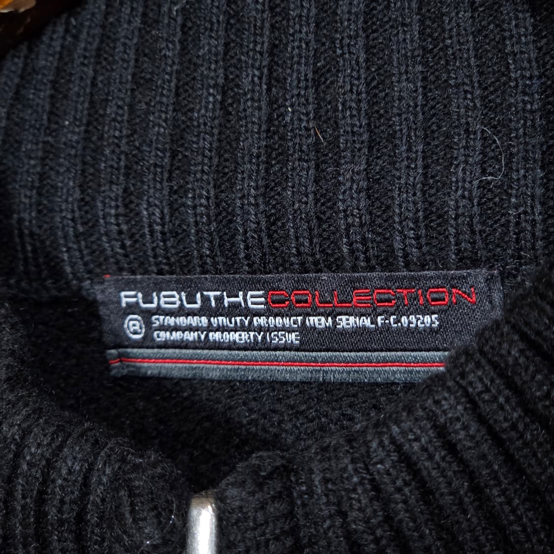 후부 레이싱 패치 투웨이 니트 집업 상품이미지9