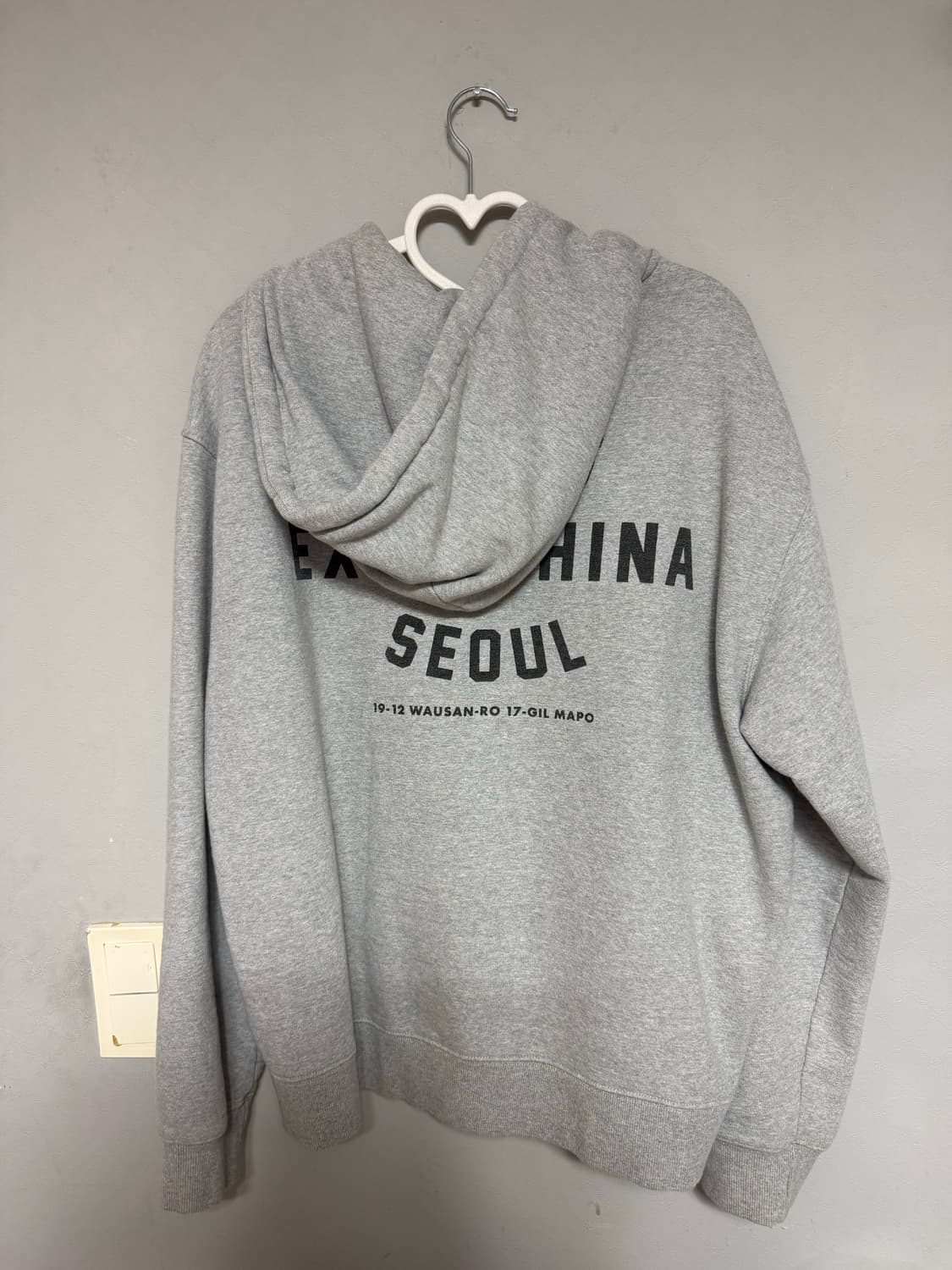 데우스엑스마키나 서울 후드집업 그레이 L 나염방식 상품이미지2