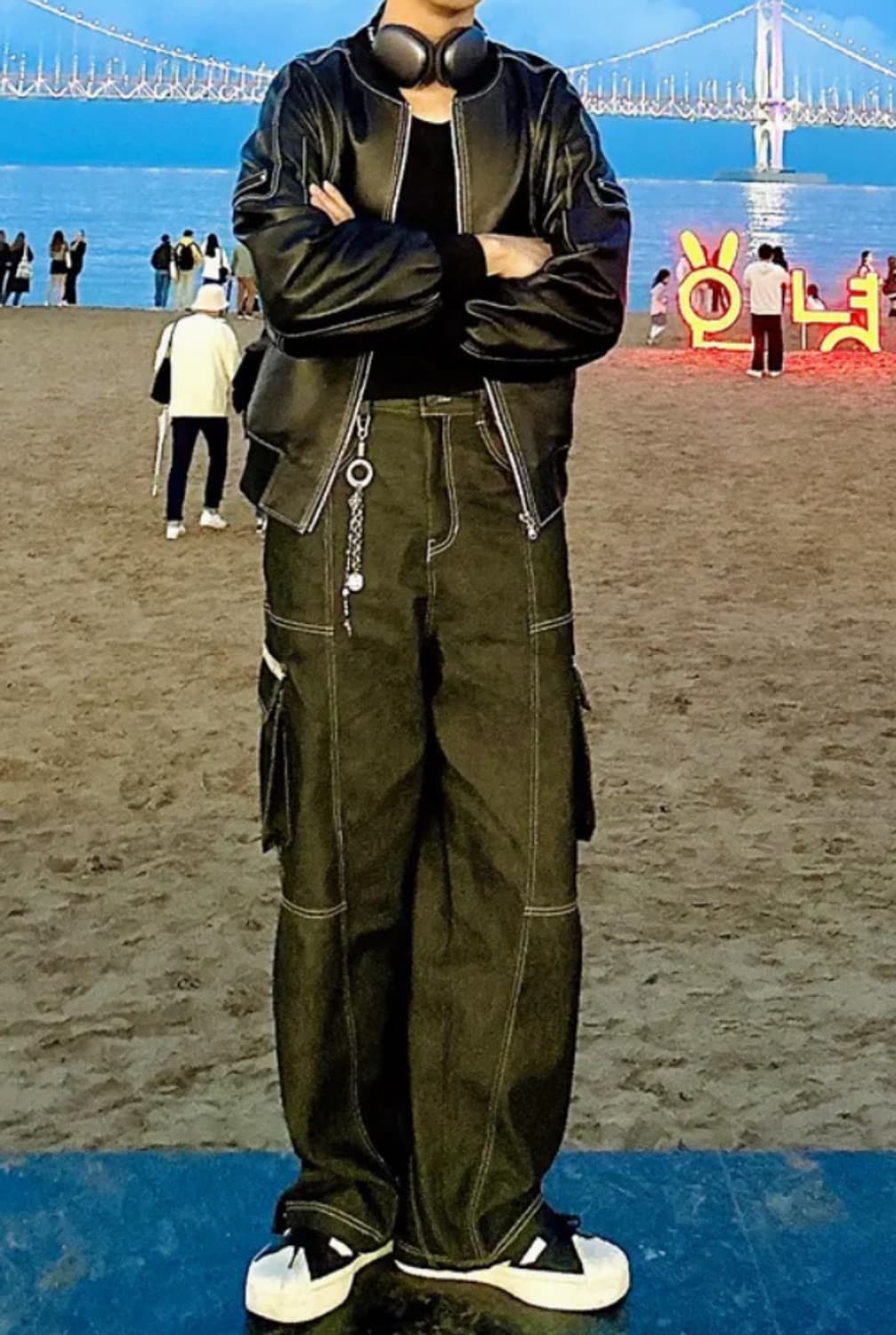 46)메종미네드 바지 OBLIQUE PATCH DENIM PANTS 상품이미지7