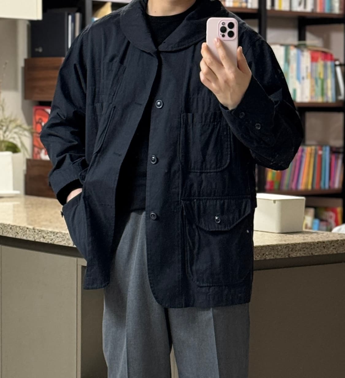 엔지니어드가먼츠 숄카라 자켓 L 상품이미지1