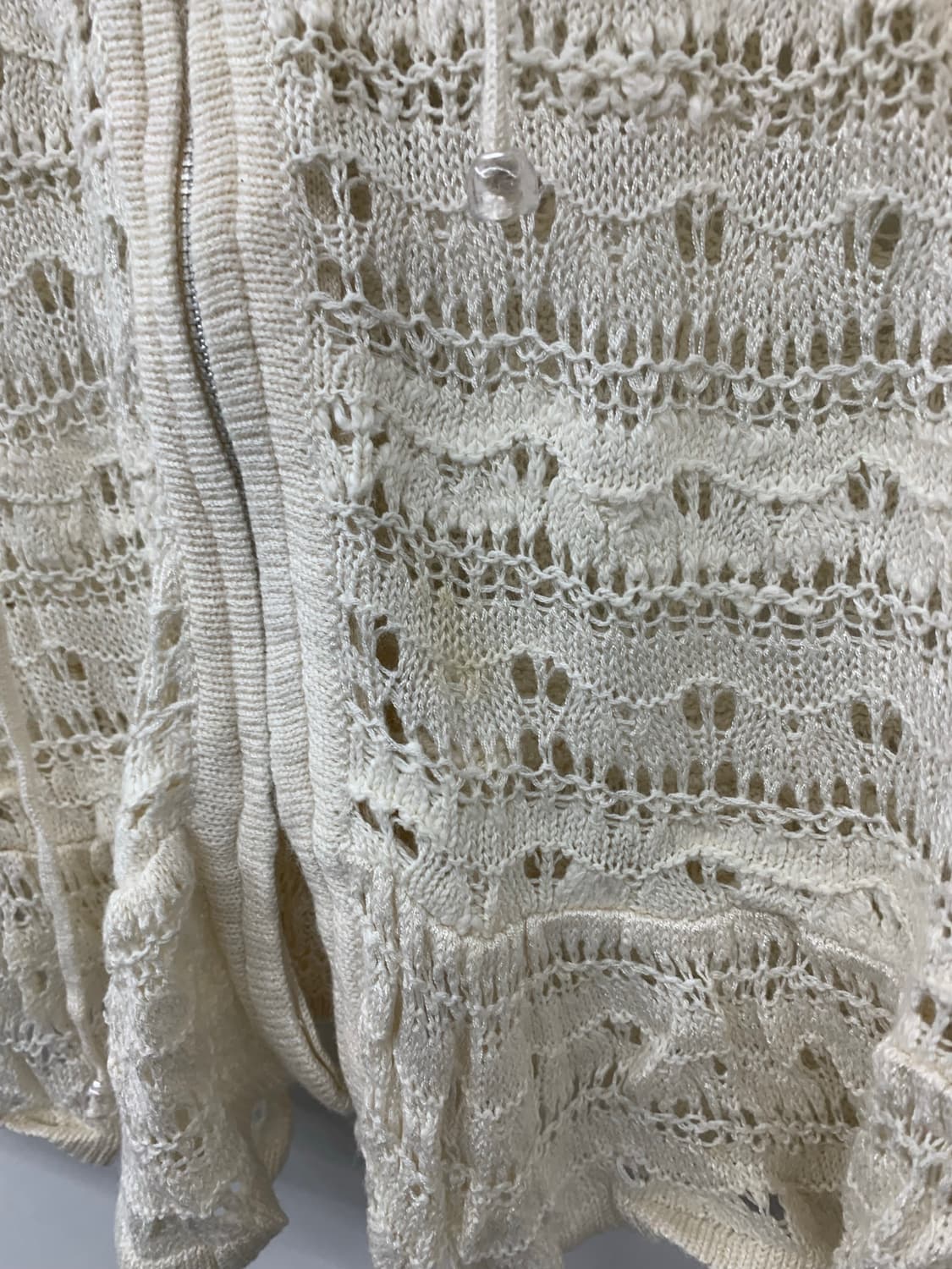 Lest rose 레이스 펀칭 후드집업 상품이미지7