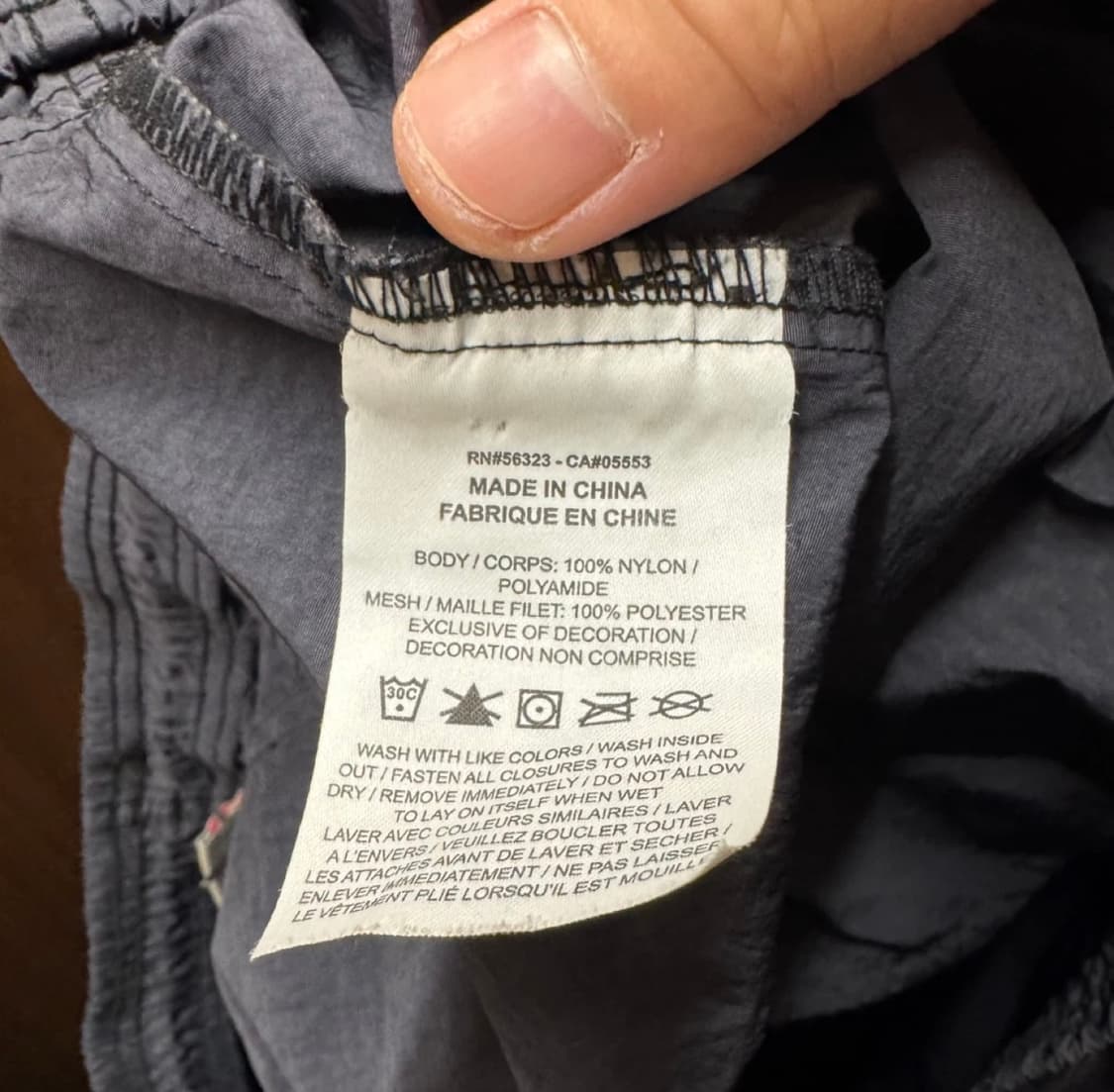 나이키x스투시 비치팬츠 느와르 상품이미지7