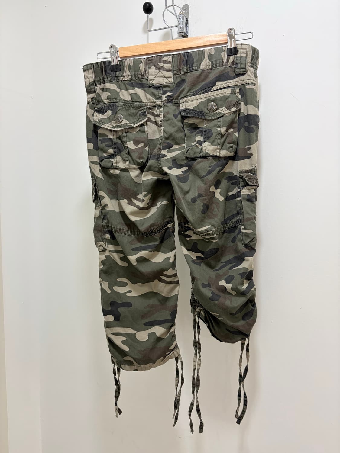 밀리터리 카모 카프리 팬츠 반바지 상품이미지6