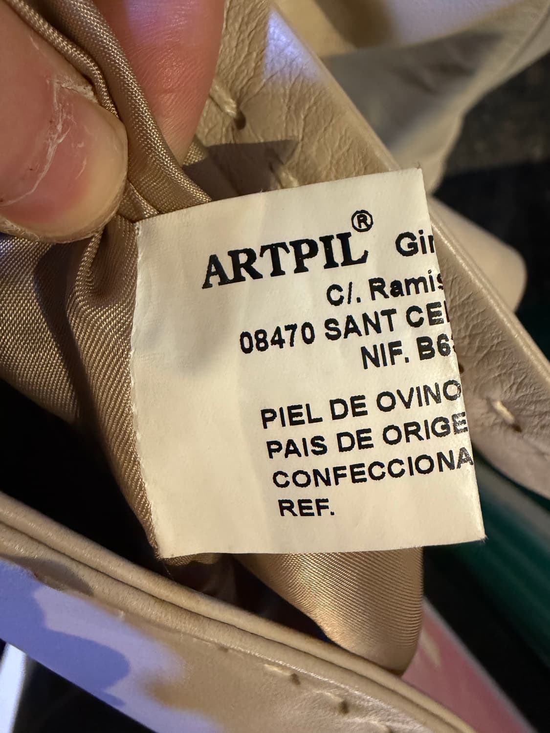 Lepanto 스티치 레더 블레이저 자켓 상품이미지9