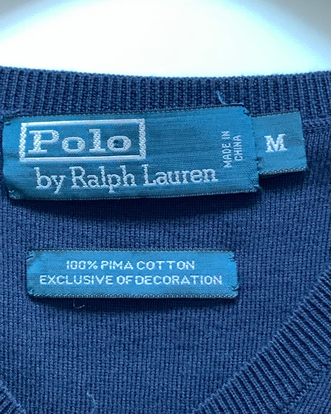 Polo 폴로 랄프로렌 네이비 피마코튼 니트베스트  상품이미지4