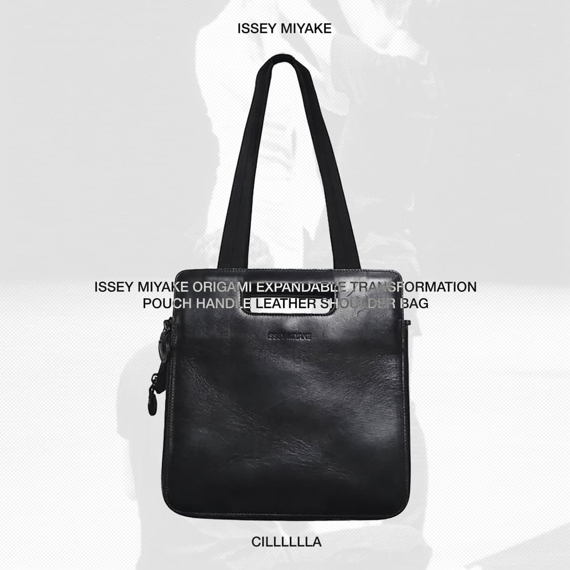 ISSEYMIYAKE 이세이미야케 오리가미 확장변형파우치핸들레더 숄더백 상품이미지1