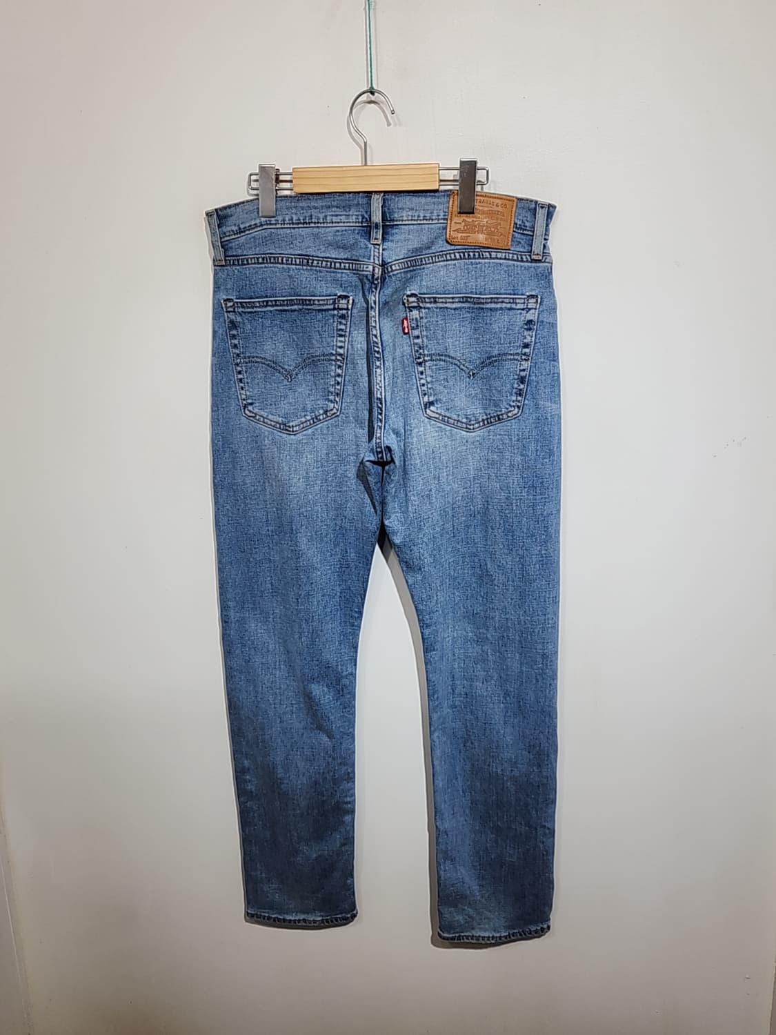 (33) 리바이스 502 청바지 연청 스판 데님팬츠 145주년판  상품이미지8