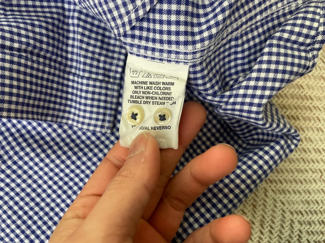 타미힐피거 블루 체크 셔츠  J03541 상품이미지5