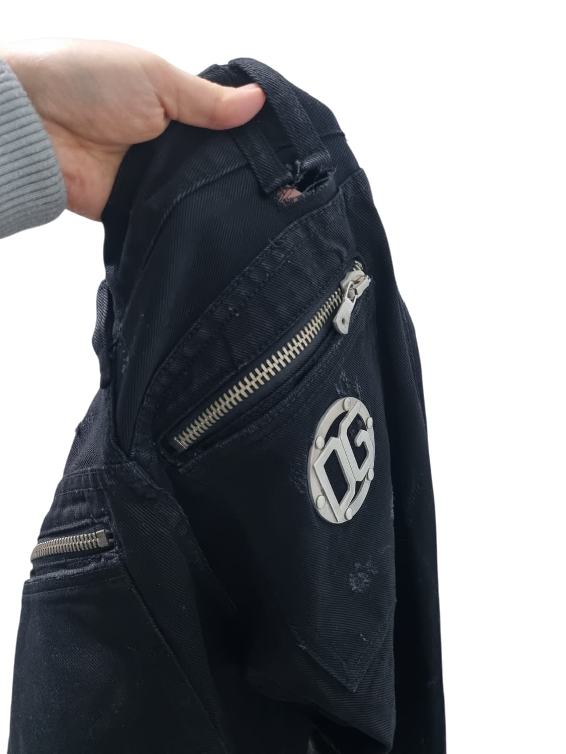 돌체앤가바나 블랙 데님 팬츠 48 상품이미지5