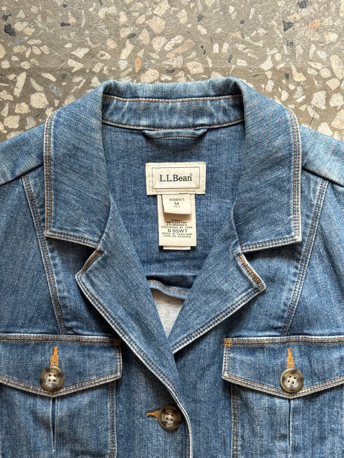 엘엘빈 여성 데님 초어 자켓(O72) 상품이미지2