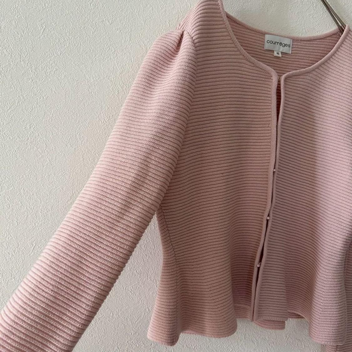 꾸레쥬 핑크 가디건 상품이미지2