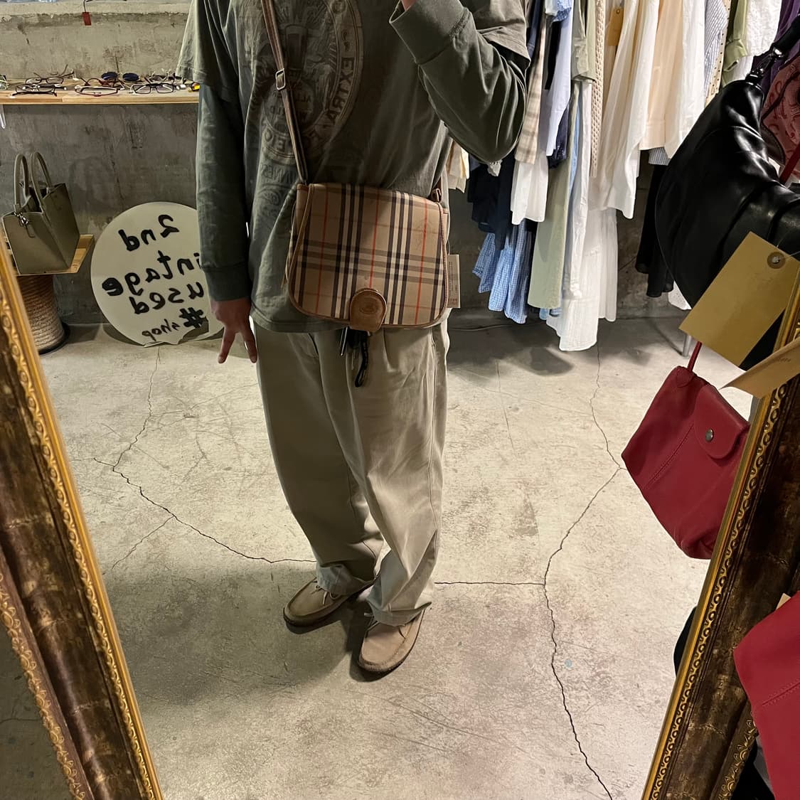 vintage burberrys cross bags  상품이미지2